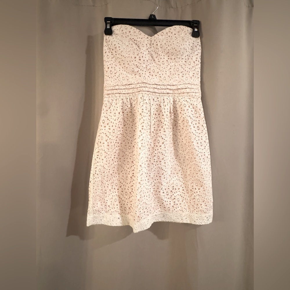 Women’s Pink Pins & Needles Strapless Dress
